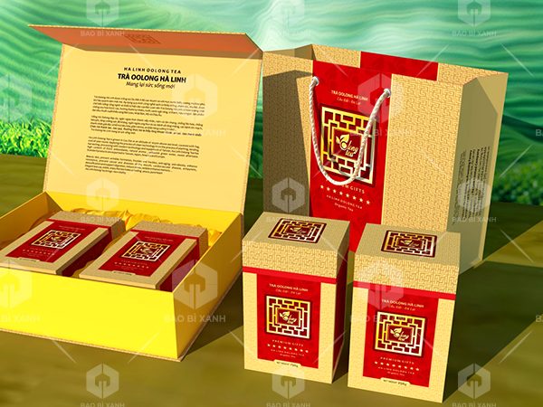 Bộ hộp trà quà tặng cao cấp 8 sao